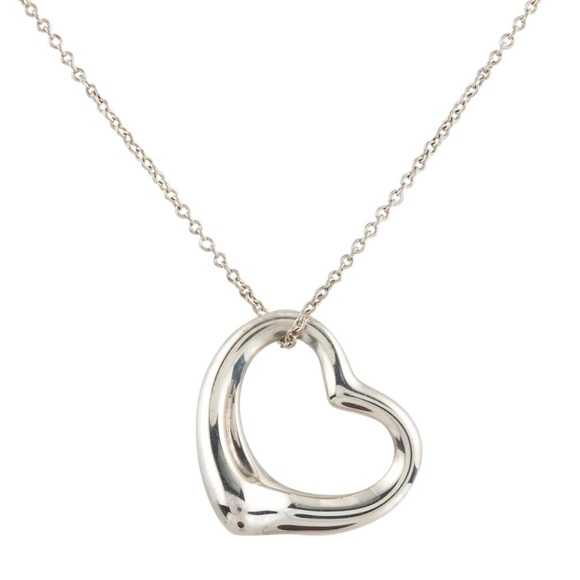 Tiffany & Co. Jewelry - Tiffany & Co. Large Open Heart Pendant Necklace